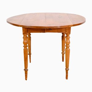 Louis Philippe Style Cherry Dining Table, Late 19th Century