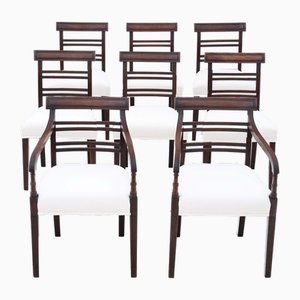 Mahogany Dining Chairs, 1810s, Set of 8