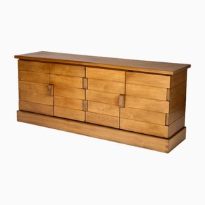 Sideboard aus Ulmenholz von Maison Regain, 1960er