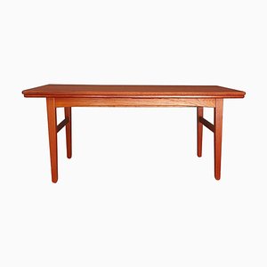 Ausziehbarer Couchtisch aus Teak, 1960er