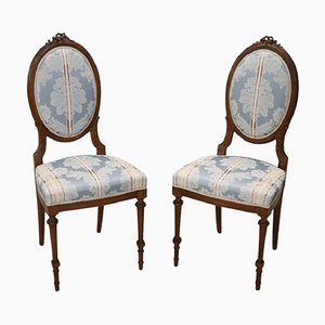 Set of Early 20th Century Carved Beech Wood Chairs