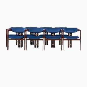 Chaises Pamplona par Augusto Savini pour Pozzi, 1970s, Set de 8