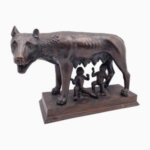 Roman She-Wolf, 1980s, Bronze