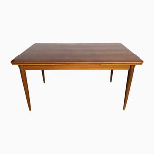 Ausziehbarer skandinavischer Teak Tisch, 1960er