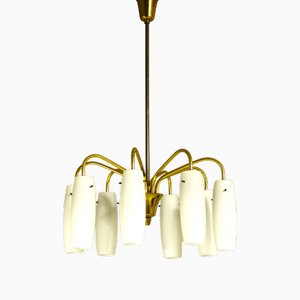 Brass Pendant Light, Austria, 1960s