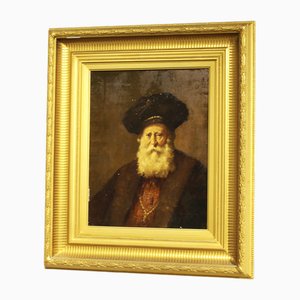 Evert Jan Ligtelijn, Portrait of a Man, 1920s, Oil on Wood, Framed