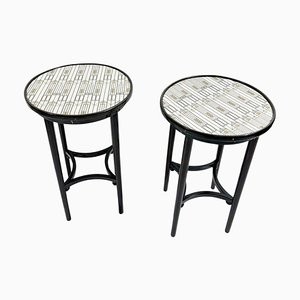 Vintage Beistelltische von Josef Hoffmann, 2er Set