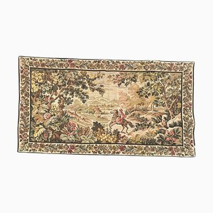 Tapiz francés vintage de jacquard estilo Aubusson, años 50