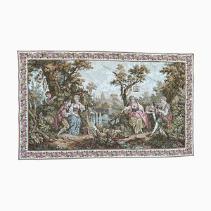 Vintage French Aubusson Style Jacquard Tapestry, 1950s