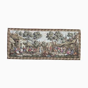 Vintage French Jacquard Tapestry, 1970s