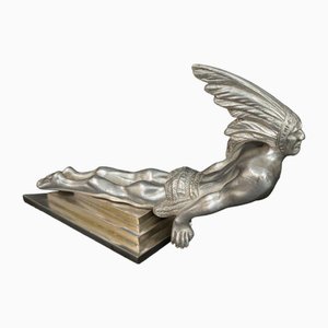 Silver Bronze Automobile Mascot by Mady