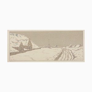 Henri Rivière, La Neige, Lithographie