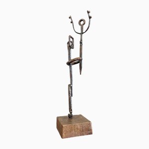 Wrought Iron Hooray Sculpture, 1950s