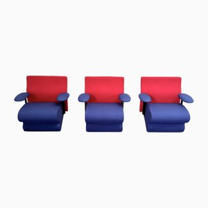 Postmodern Lounge Chairs by Gordon Russell, 1996, Set of 3