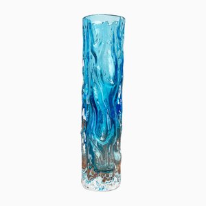 Mid-Century German Bark Glass Vase from Ingrid Glas, Germany, 1960s