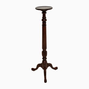 Victorian Carved Torchere Table, 1850s