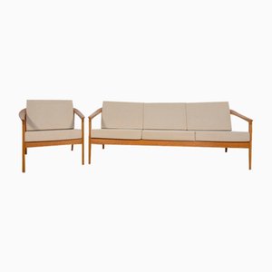 Mid-Century Sofa and Armchair Monterey /5-161 by Folke Ohlsson for Bodafors, 1968, Set of 2