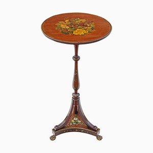 19th Century Hand-Decorated Side or Occasional Table