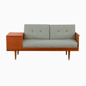 Sofá cama plegable escandinavo Mid-Century atribuido a Ingmar Relling para Ekornes, años 60