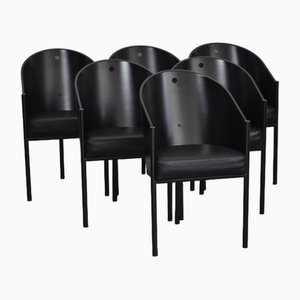Costes Dining Chairs by Philippe Starck for Driade, 1980s, Set of 6, Set of 6