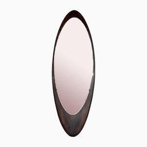 Large Vintage Oval Mirror, 1960s