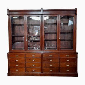 Showcase Cabinet in Walnut, Late 19th Century