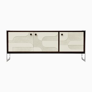 Credenza con rilievi fatti a mano, anni '60