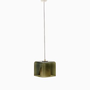 Mid-Century Scandinavian Glass Pendant Light attributed to Carl Fagerlund for Orrefors, 1960s