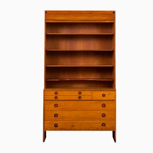 Mid-Century 2-Part Oak Bookcase by Hans Wegner for Ry Møbler, Denmark, 1950s