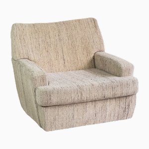 Gray Armchair on Castors, 1980s