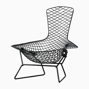 Chaise Bird 423 Noire par Harry Bertoia pour Knoll International, 1970s