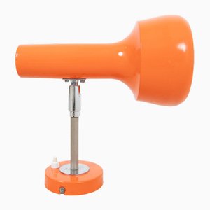 Verstellbare Schweizer Wandlampe in Orange, 1970er