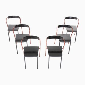 Chaises Rio attribuées à Pascal Mourgue pour Artelano, 1991, Set de 6