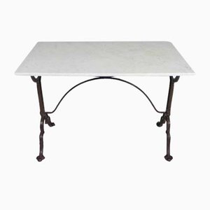 Garden Table with Cast Iron Frame from Pierre Ouvrier Paris, 1930s