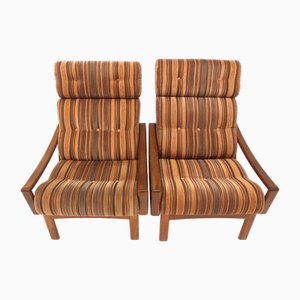 Lounge Chairs by Grete Jalk for Glostrup, Denmark, 1960s, Set of 2