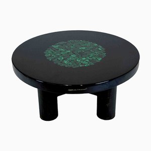 Table Basse en Malachite par Etienne Allemeersch, 1970s