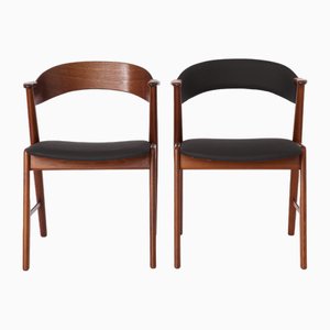Dänische Vintage Teak Stühle von Korup Stolefabrik, 1960er, 2er Set