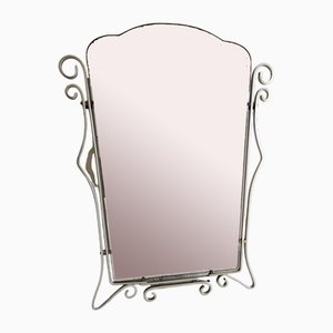 Art Deco Mirror in Chrome Frame, 1950s