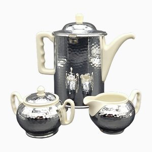 Art Deco Coffee Service from Thermisol, 1930s, Set of 3