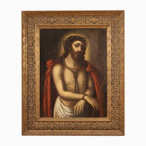 Artista religioso, Cristo Ecce Homo, 1670, óleo sobre lienzo