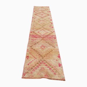 Tapis de Coureur Moderne Rose, 1960s