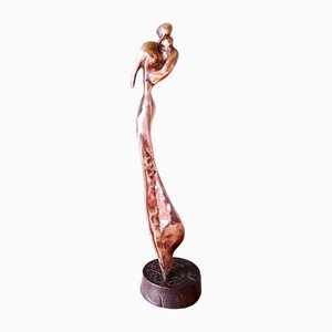 Yves Lohé, Scultura figurativa, anni '70, Bronzo