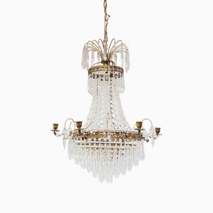 Swedish Empire Style Chandelier, 1930s