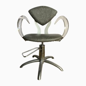 Fauteuil de Coiffeur Pivotant en Skaï, 1970s