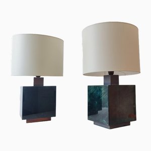 Vintage Lamps by Aldo Tura, 1960s, Set of 2