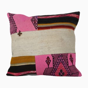 Fodera per cuscino quadrato Kilim vintage in lana