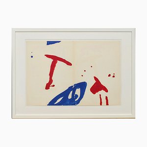 Pierre Tal Coat, Composition Abstraite, Lithographie Originale, 1962