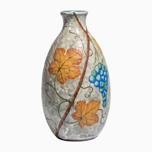 Art Deco Ceramic Vase by Louis Dage, 1925