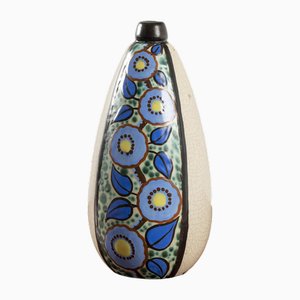 Art Deco Ceramic Vase by Louis Dage, 1925