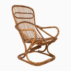 Bamboo Armchair attributed to Tito Agnoli